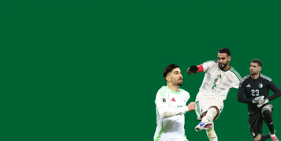 Teams photo of Algeria before match