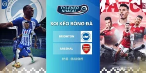 kèo nhà cái Brighton vs Arsenal hôm nay ngày 05/03/2026 - NHA